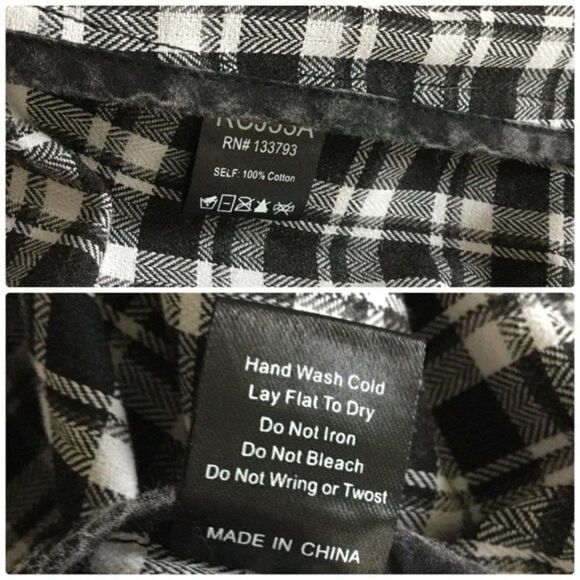 Off White Black Plaid Jacket With Welt Pocket - Picture 11 of 11